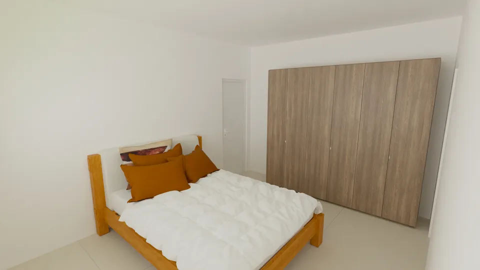 Casa Araucária: Suíte com guarda-roupa amplo