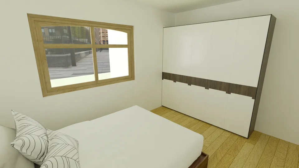 Casa Baraúna: Quarto com janela ampla