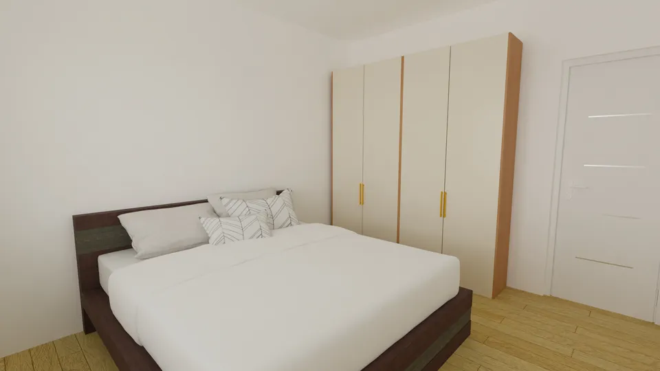 Casa Cajueiro: Quarto com guarda-roupa