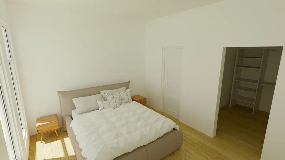 Casa Cedro: Suíte com passagem para o closet