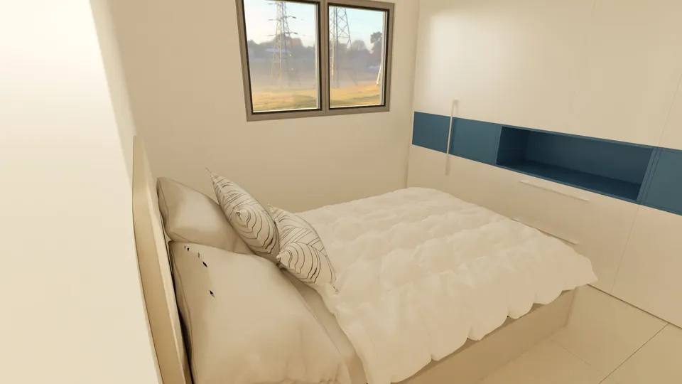 Casa Copaíba: Quarto com janela ampla