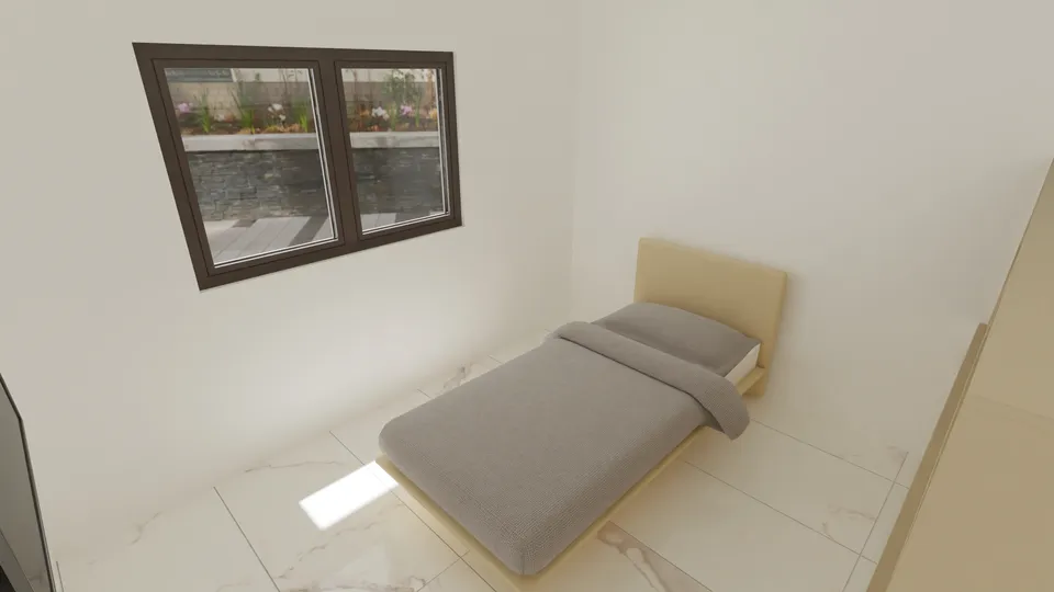 Casa Embaúba: Quarto de solteiro com janela