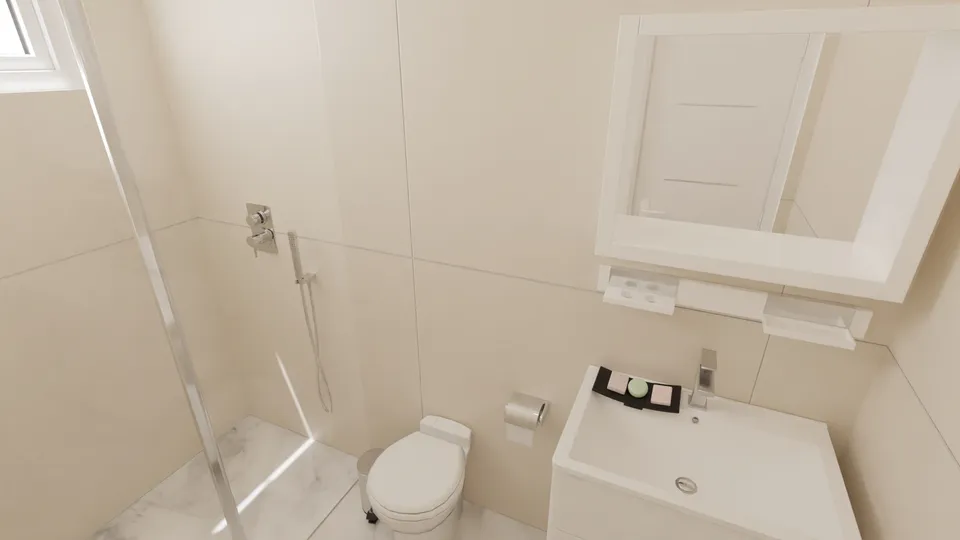 Casa Grumixama: Banheiro da suíte com box