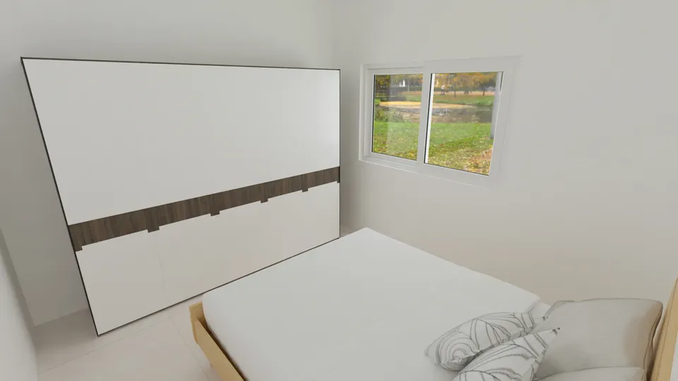 Casa Jacarandá: Quarto com guarda-roupa amplo