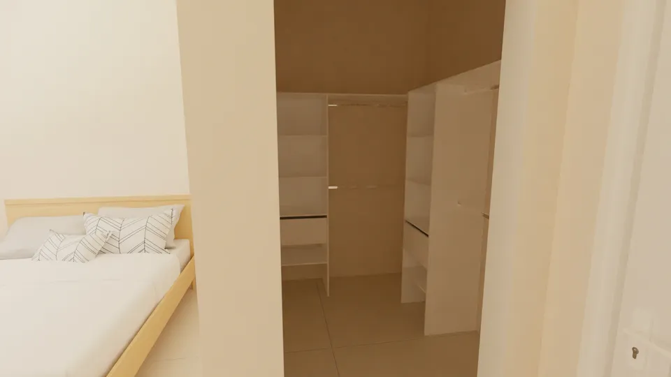 Casa Paineira: Suíte com passagem para o closet