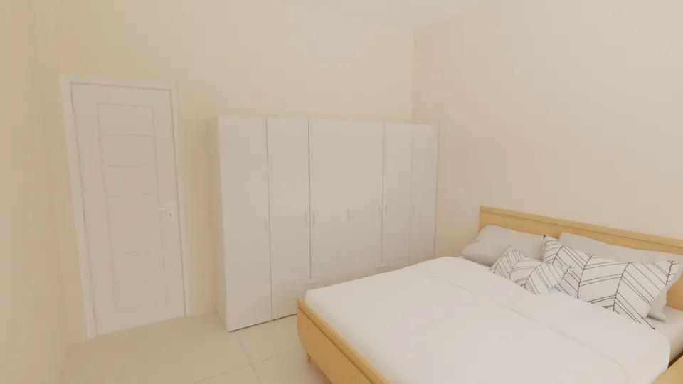 Casa Paineira: Quarto com guarda-roupa