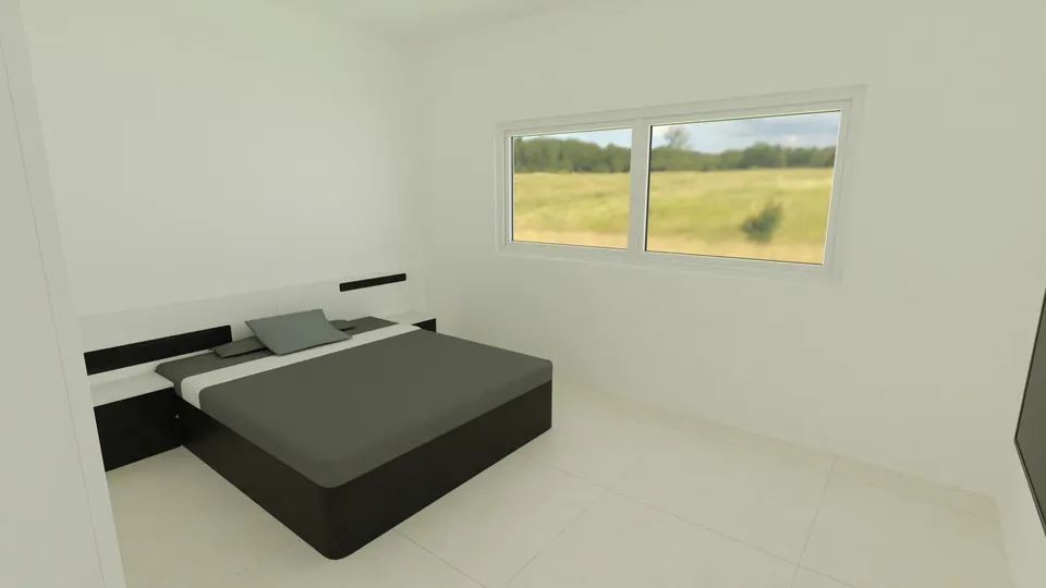 Casa Tamboril: Quarto com janela ampla