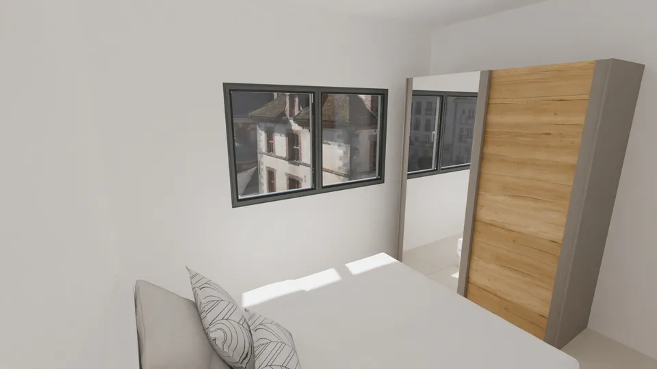 Casa Umbuzeiro: Quarto com janela ampla